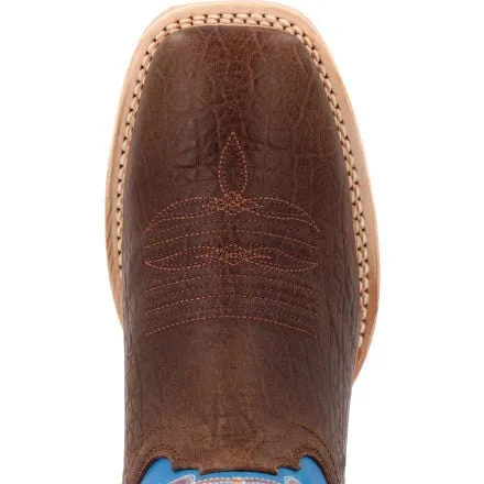 Durango® Rebel Pro™ Bay Brown and Brilliant Blue Western Boot