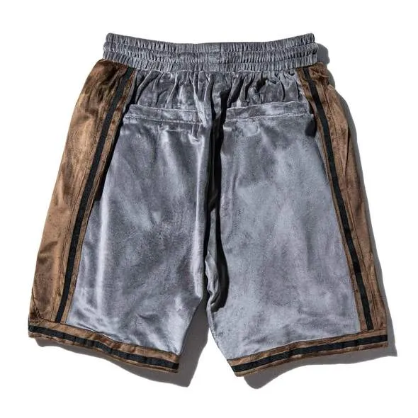 Editorial Department Suede Shorts