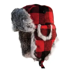 Eskimo Plaid Fur Bomber