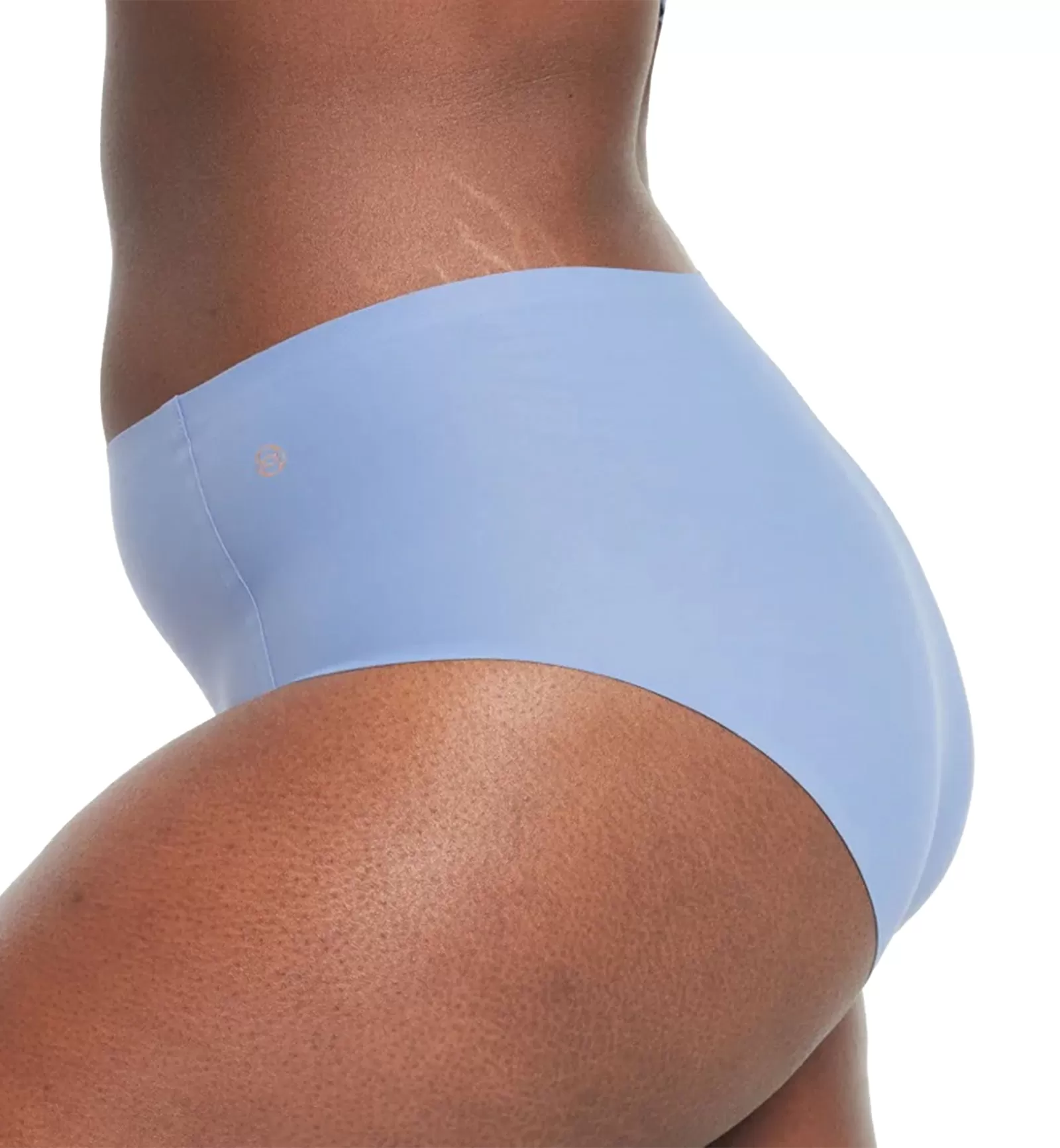 Evelyn & Bobbie High-Waisted Retro Bikini Panty (1704) - Blue Cloud