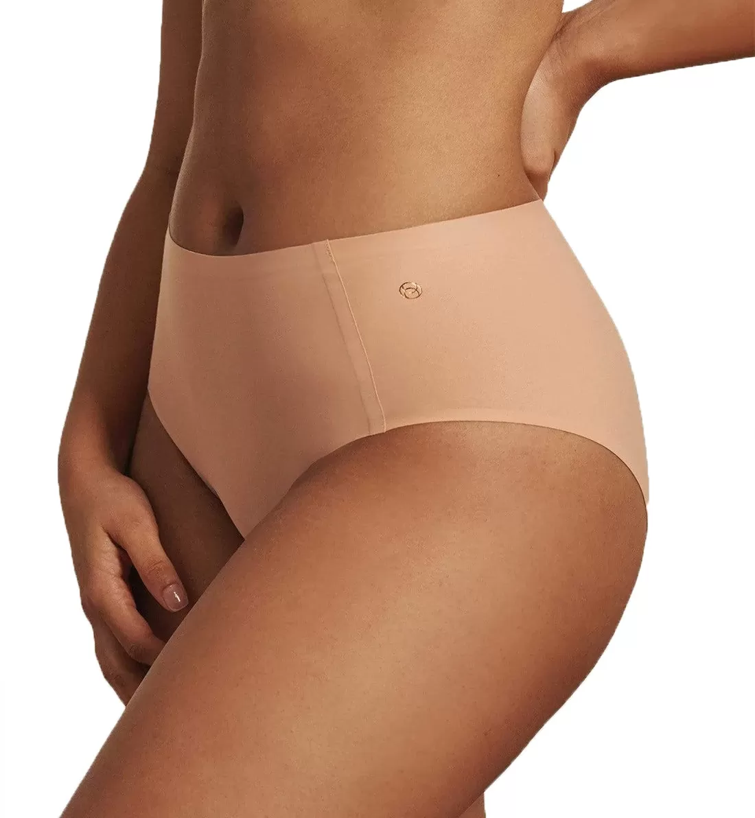 Evelyn & Bobbie High-Waisted Retro Bikini Panty (1704) - Himalayan Salt