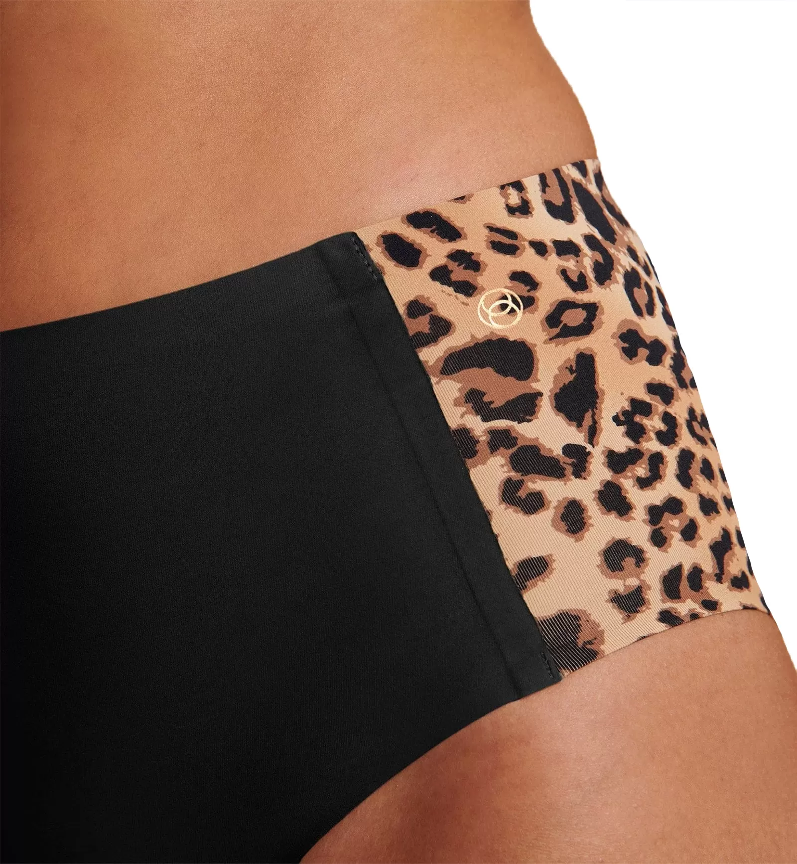 Evelyn & Bobbie High-Waisted Retro Bikini Panty (1704) - Leopard