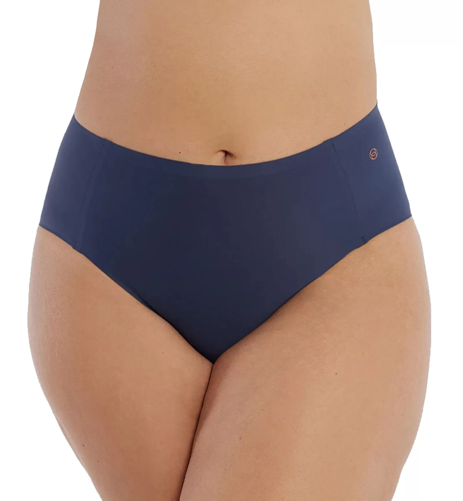 Evelyn & Bobbie High-Waisted Retro Bikini Panty (1704) - Midnight Navy