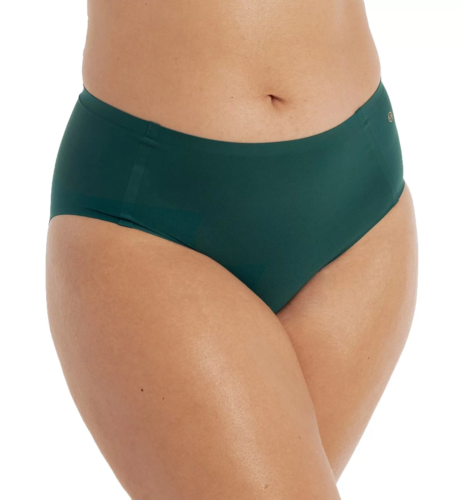 Evelyn & Bobbie High-Waisted Retro Bikini Panty (1704) - Monstera Green