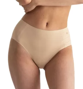 Evelyn & Bobbie High-Waisted Retro Bikini Panty (1704) - Sand