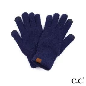 Evening Blue C.C Boucle Smart Touch Gloves