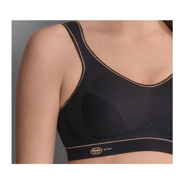 Extreme Control Sports Bra - Black/Gold