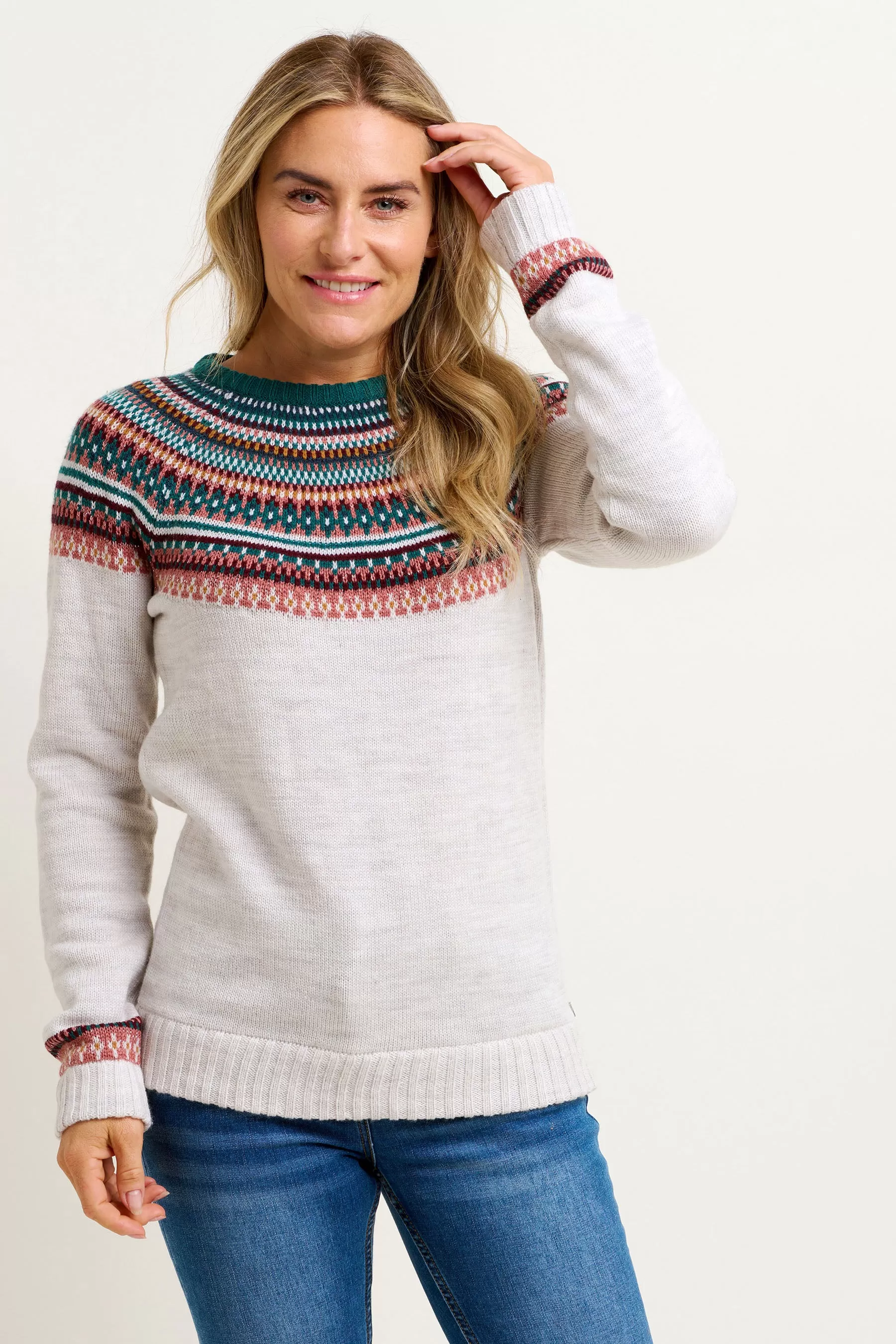 Fairisle Sparkle Knitted Jumper