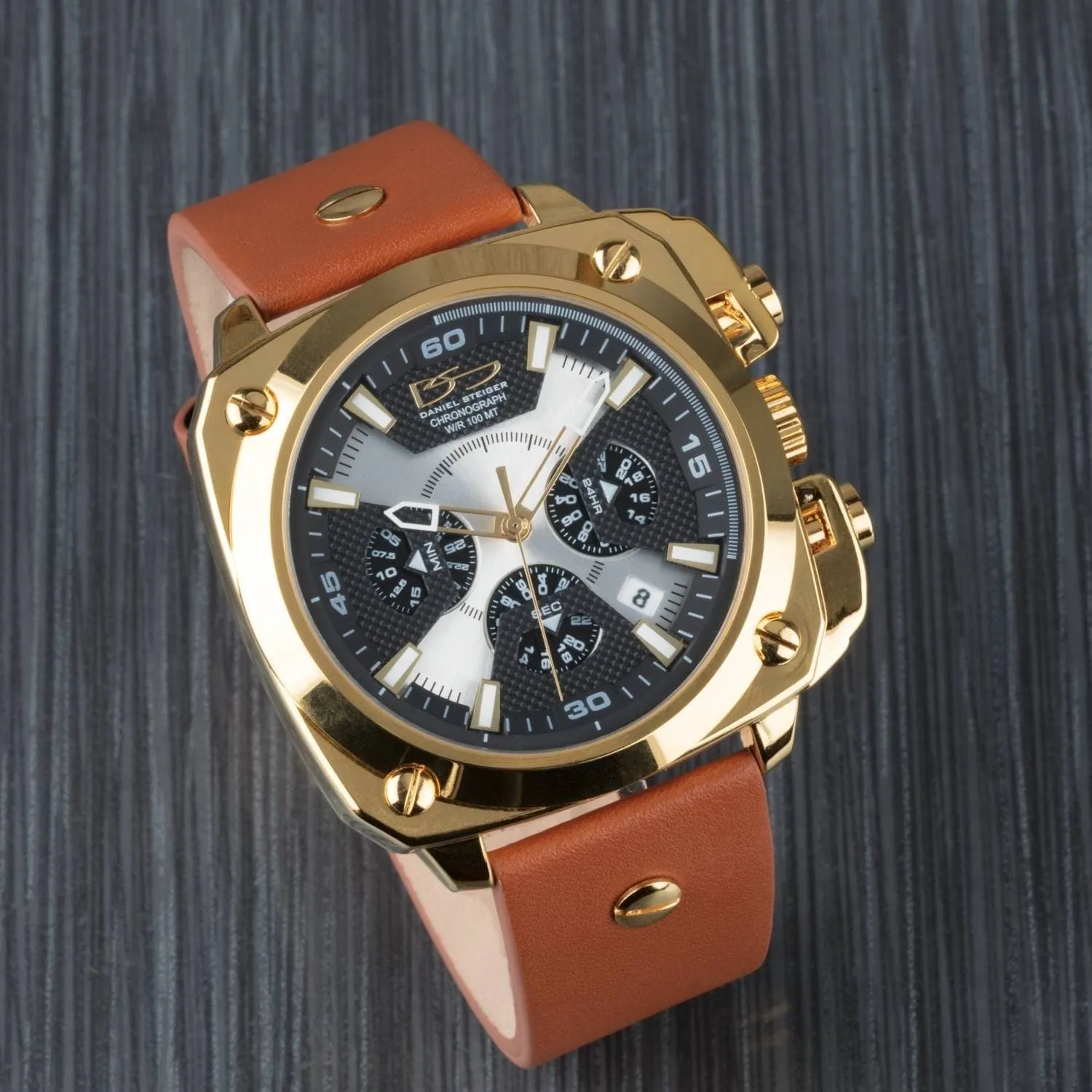 Falcon Chronograph Gold Watch