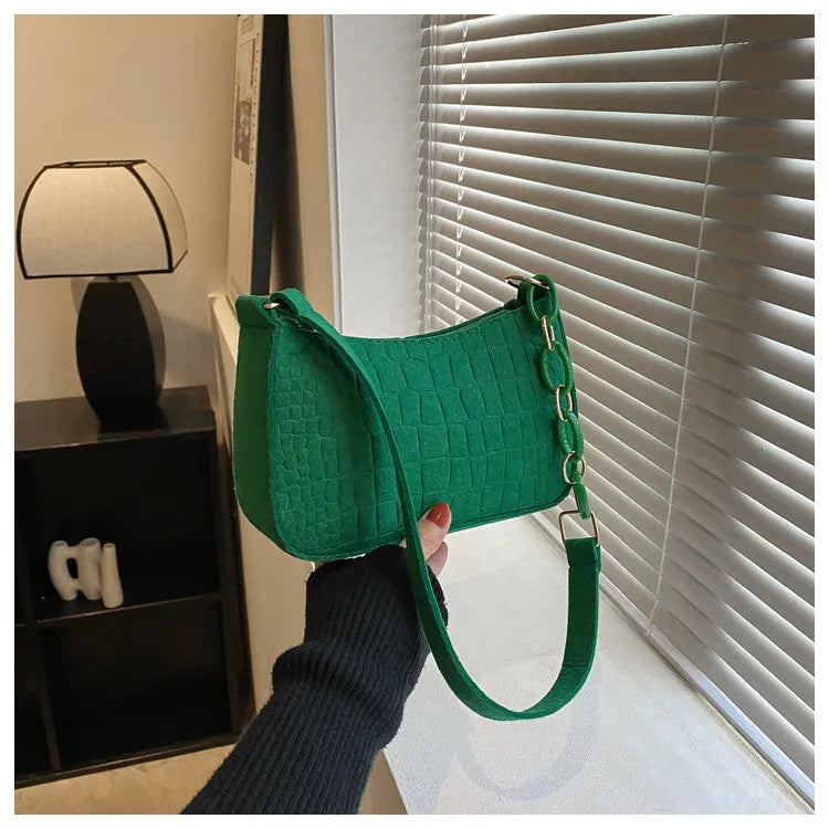 Fashion Felt Shoulder Bags for Women