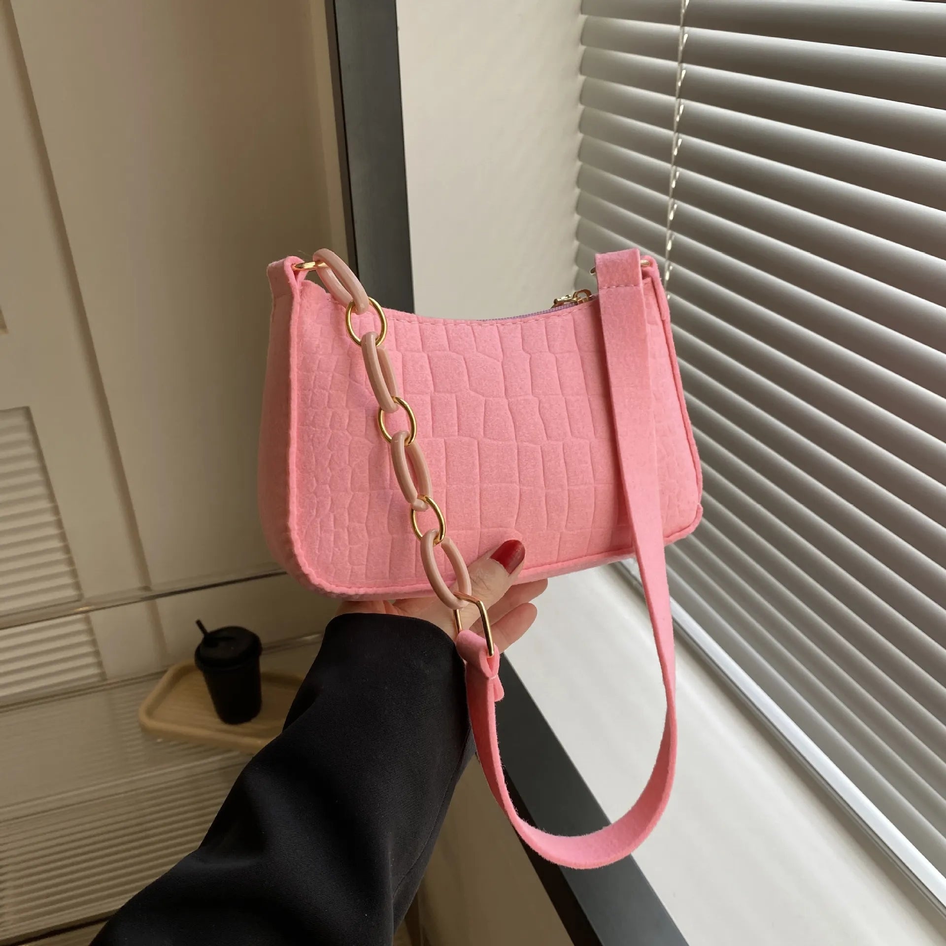 Fashion Felt Shoulder Bags for Women