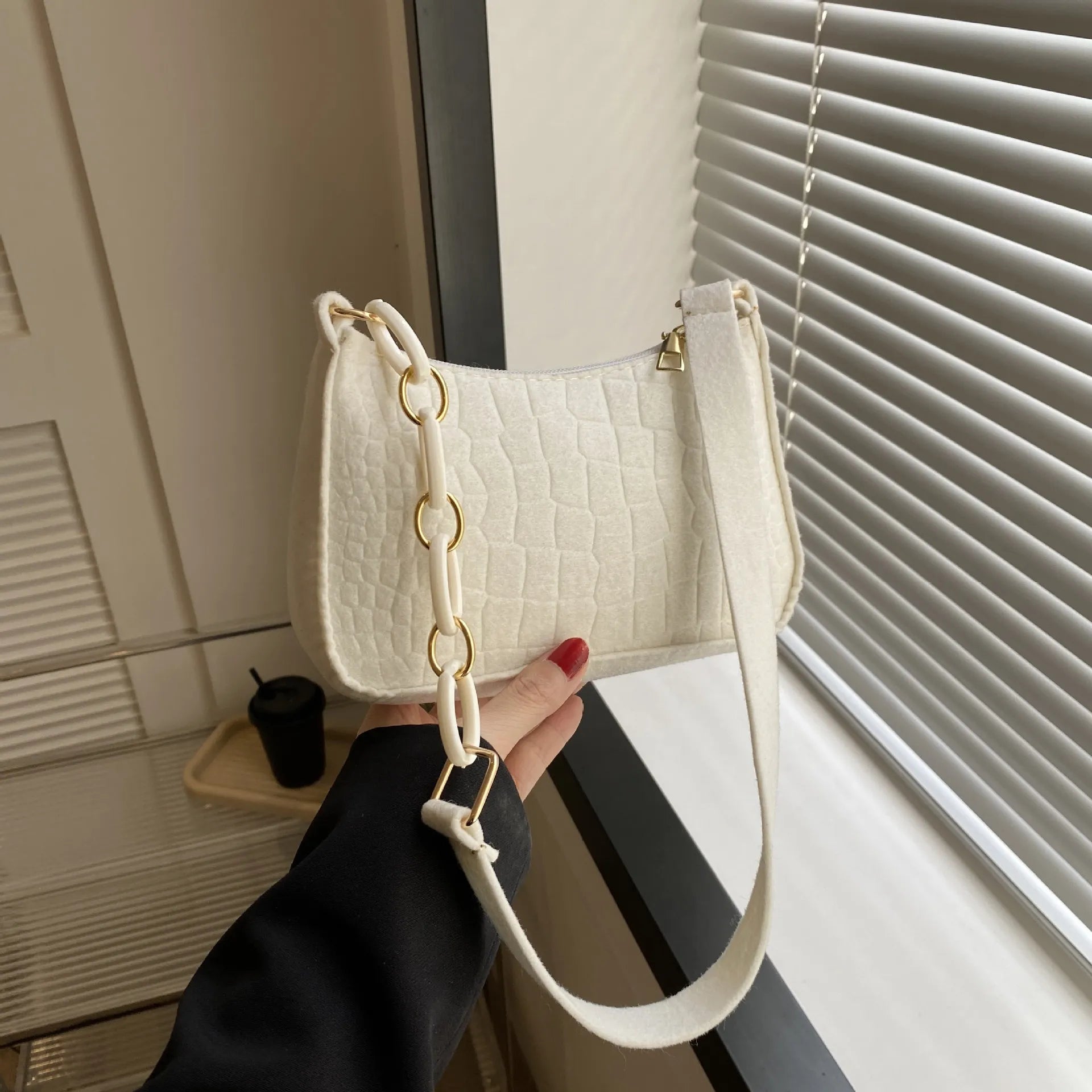 Fashion Felt Shoulder Bags for Women