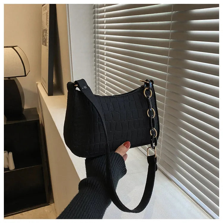 Fashion Felt Shoulder Bags for Women