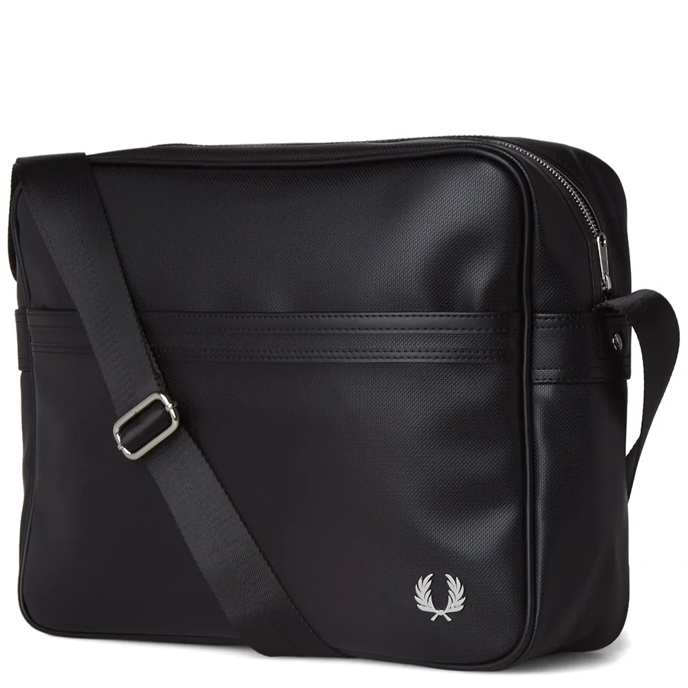 Fred Perry Pique Shoulder BagBlack