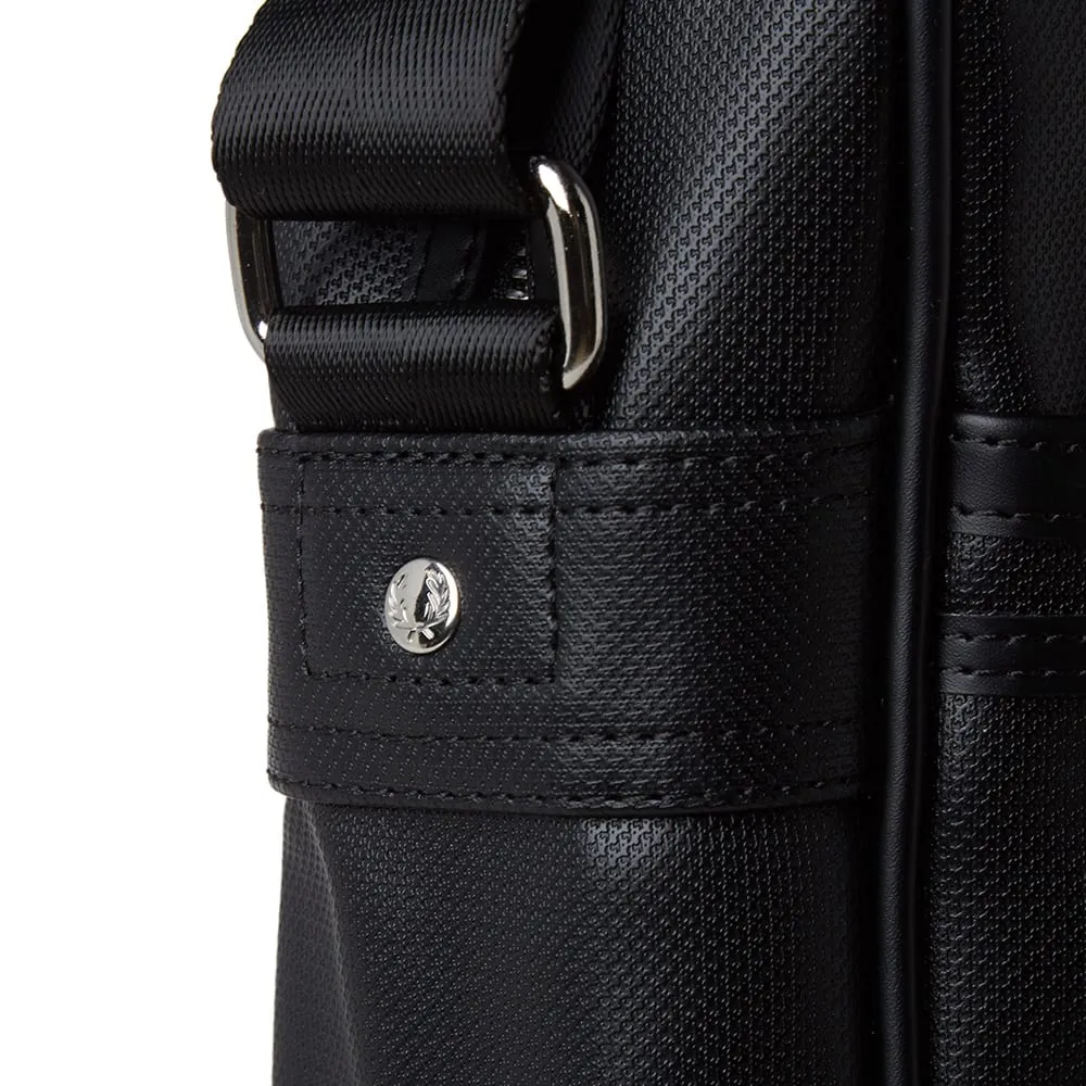 Fred Perry Pique Shoulder BagBlack