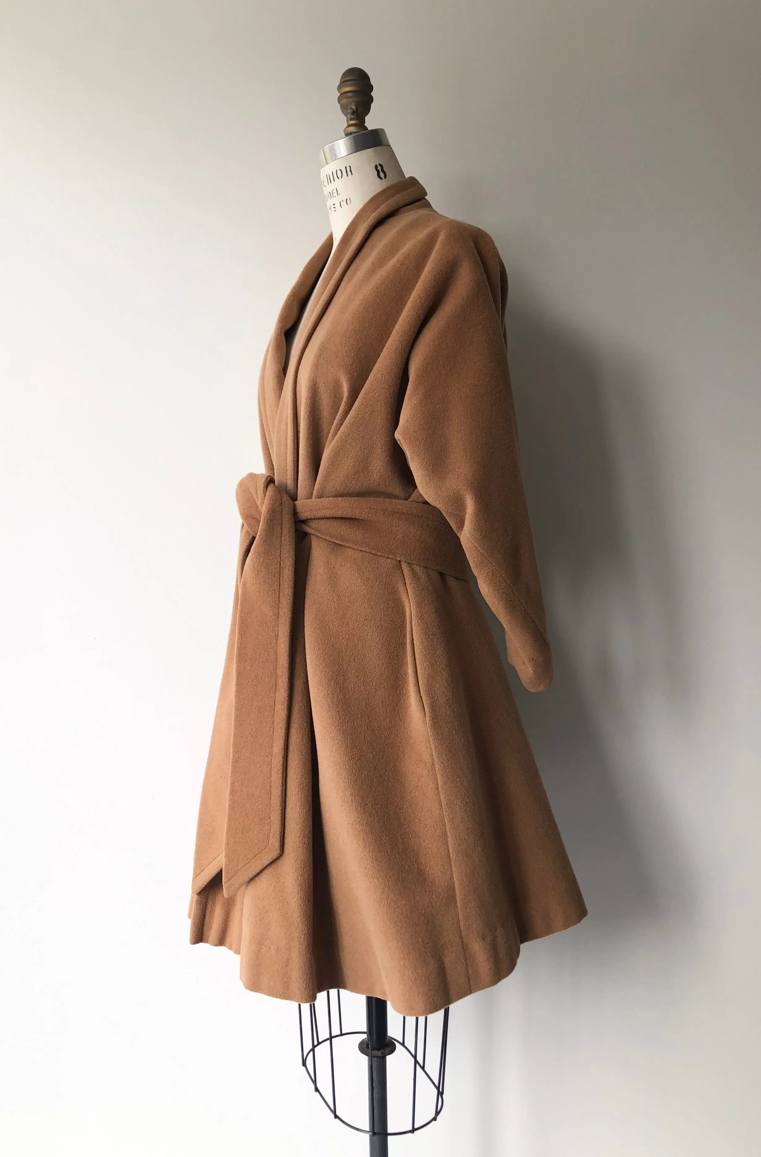 French Rien Angora 1950s Coat