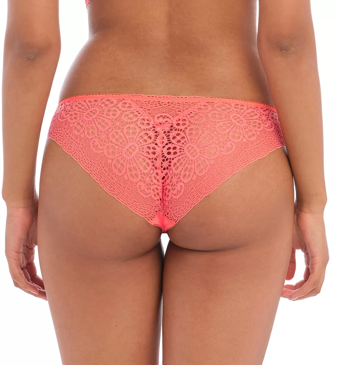 Freya Erin Brazilian Panty (3238) - Hot Coral