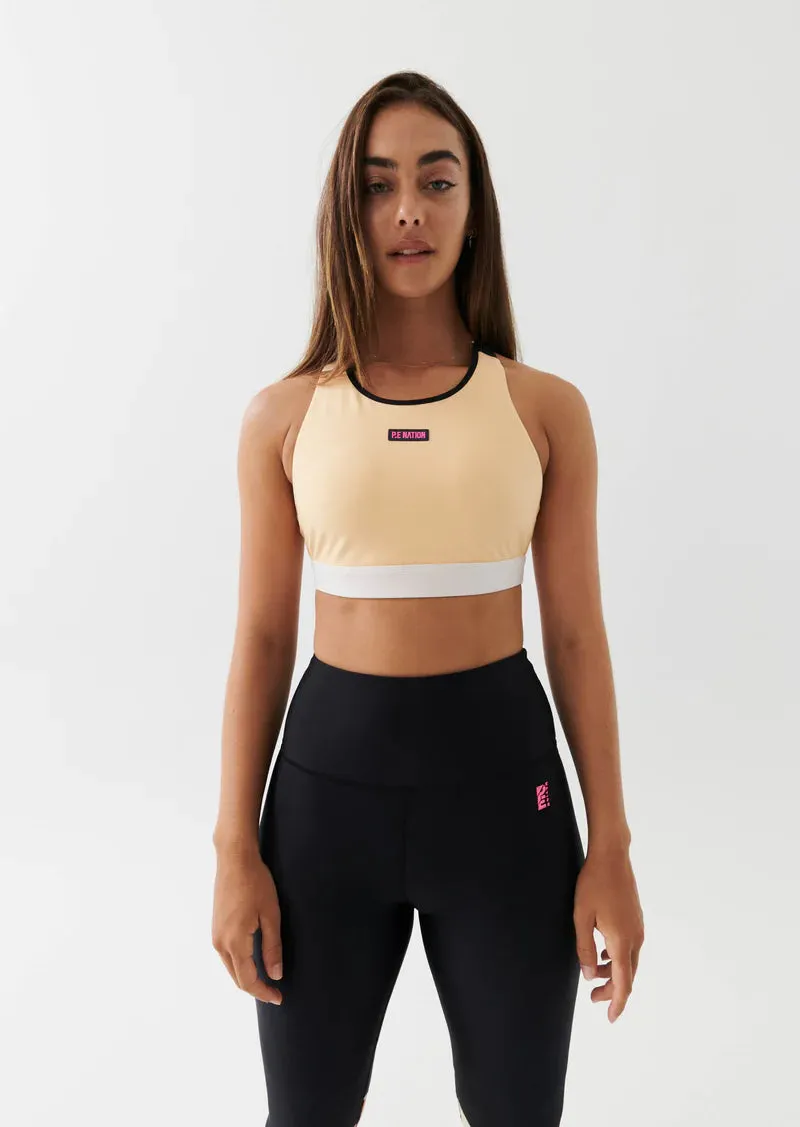 Frontside Sports Bra - Golden Sand - L