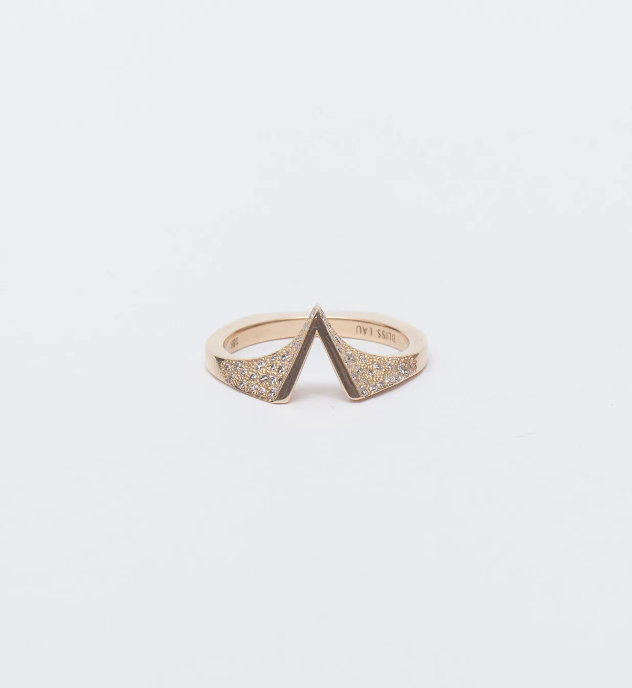 Full Pavé Spire Ring