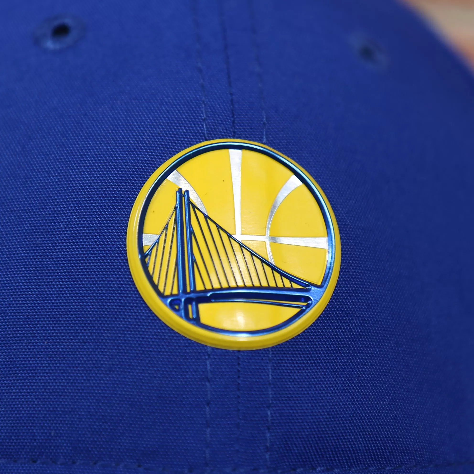 Golden State Warriors NBA Draft 9Twenty Dad Hat With Suede Visor | Royal Blue Baseball Hat