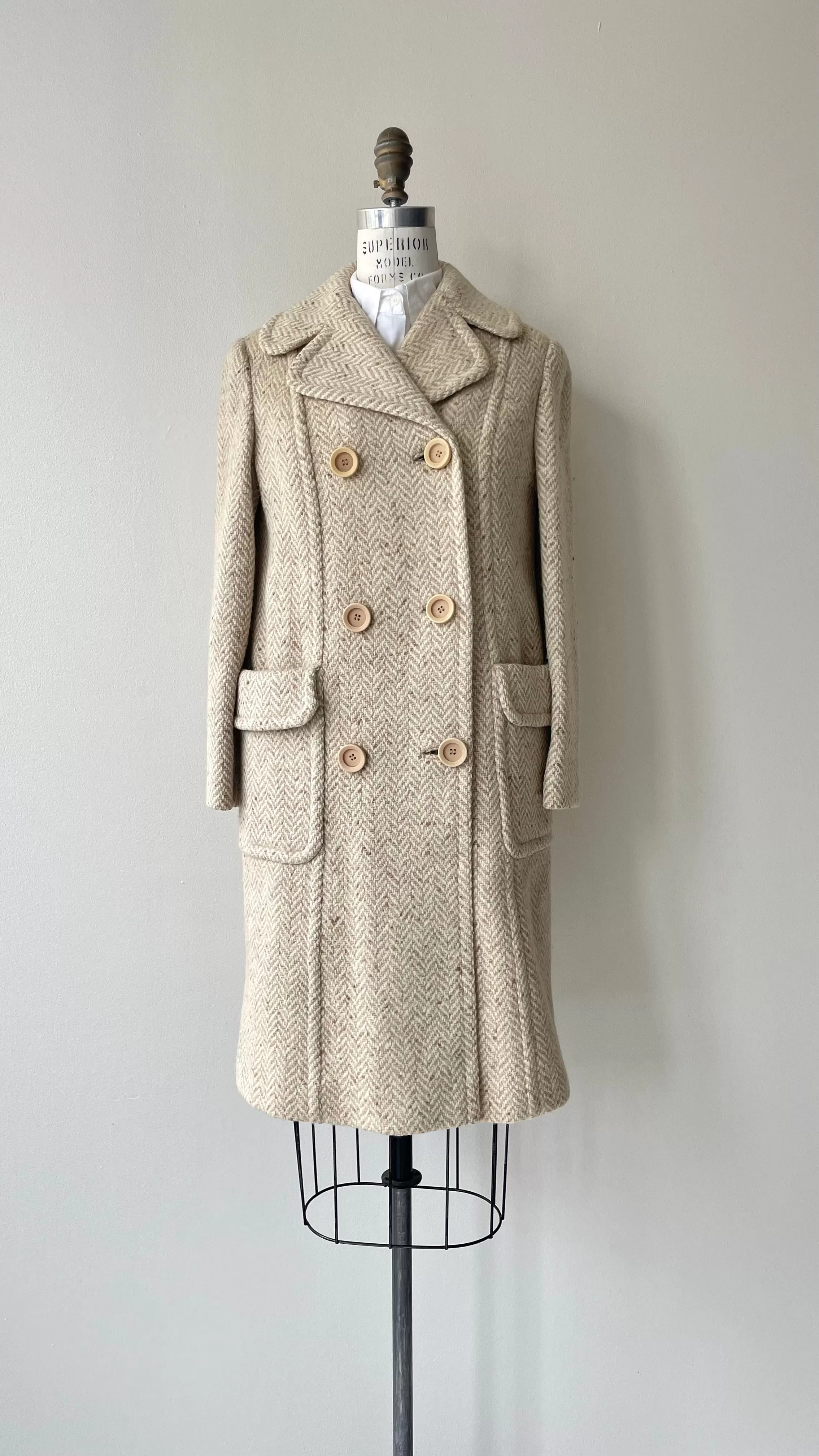 Golden Tweed Coat | 1960s