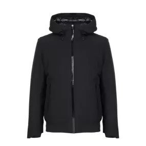 GORETEX JACKET WITH FULLZIP AND HOOD Man Black