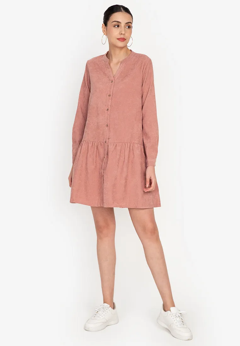 Gruel Full Button Dress