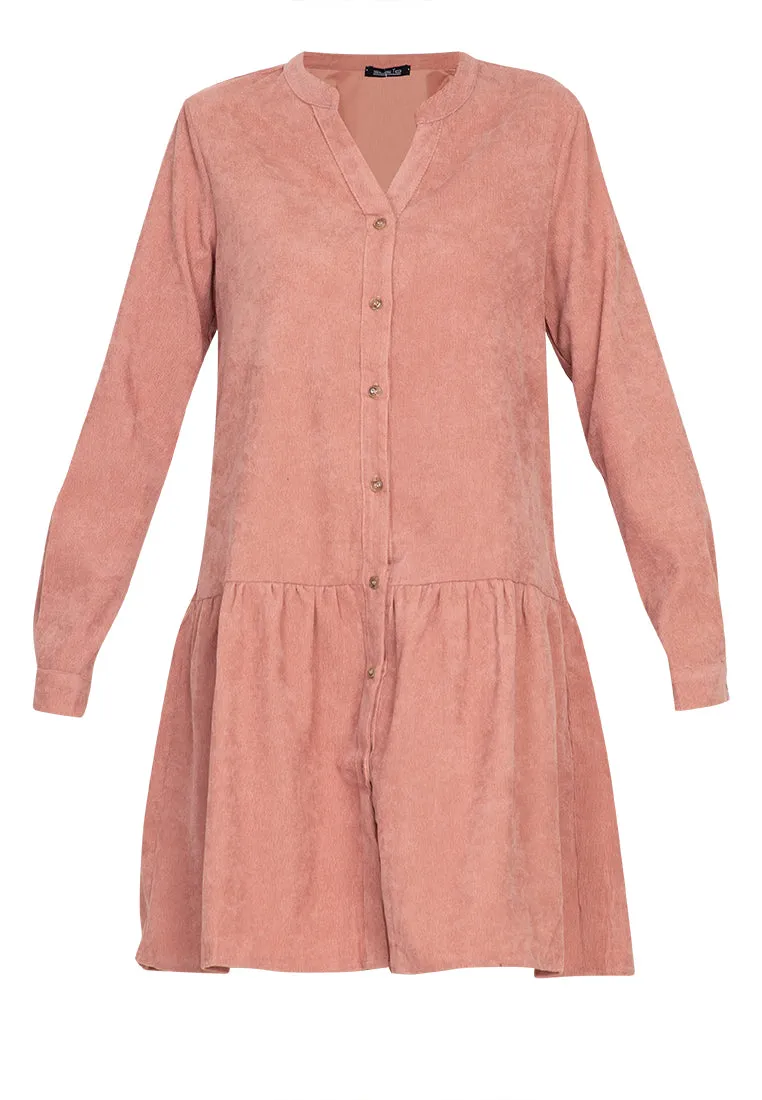 Gruel Full Button Dress