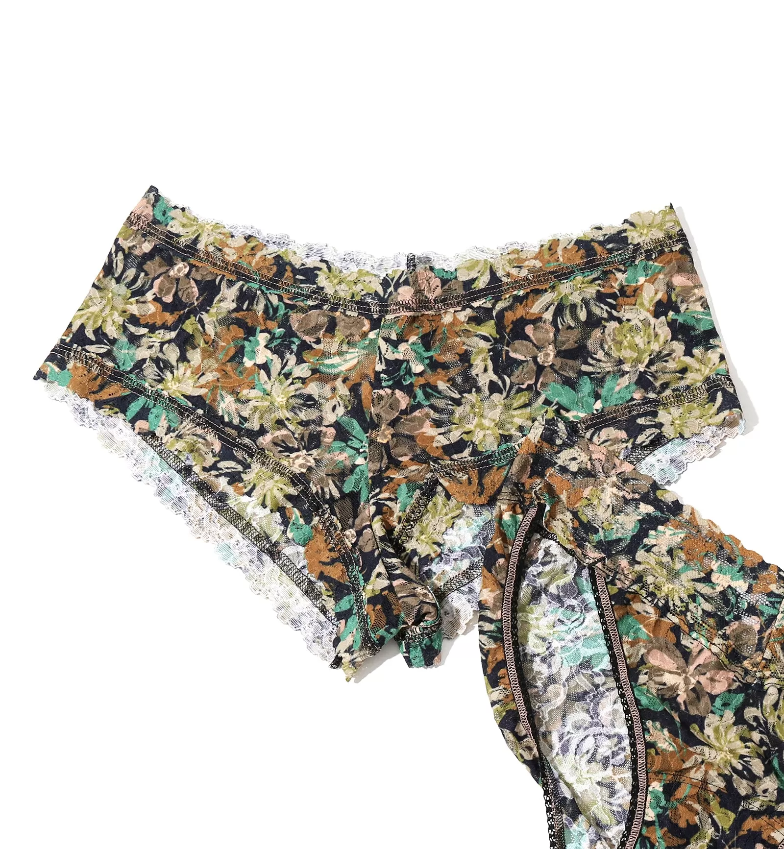 Hanky Panky Signature Lace Printed Boyshort (PR4812P) - Camo Garden