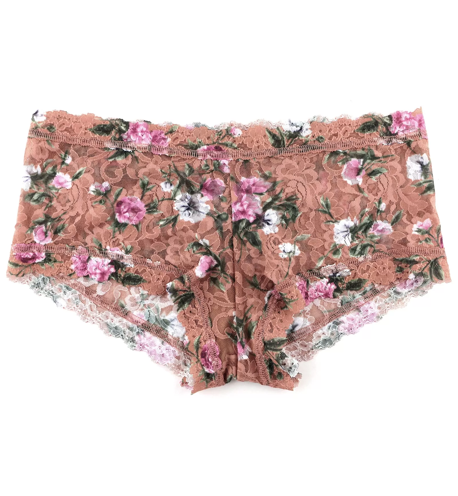 Hanky Panky Signature Lace Printed Boyshort (PR4812P) - Terracotta Rose