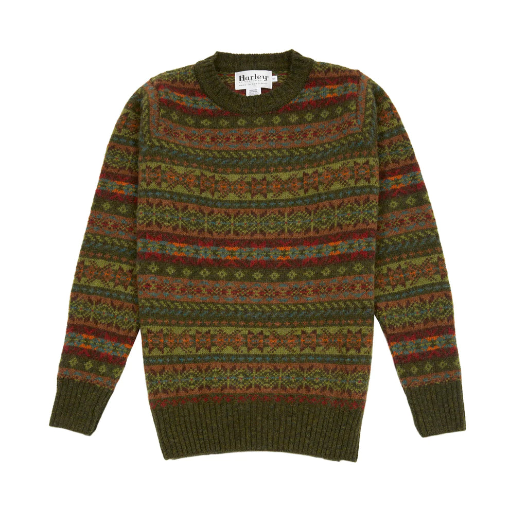 HARLEY OF SCOTLAND M3574/7 Fairisle Knit - Pineshadow (Excluded From ALL Discount Codes)