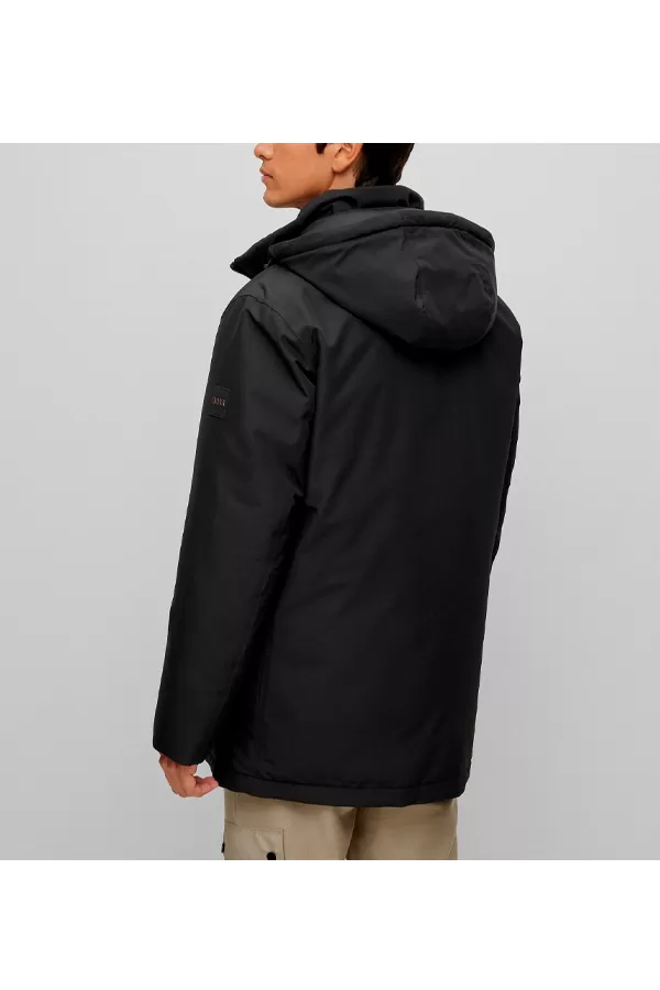 Hugo Boss Oasiass Parka Jacket Black