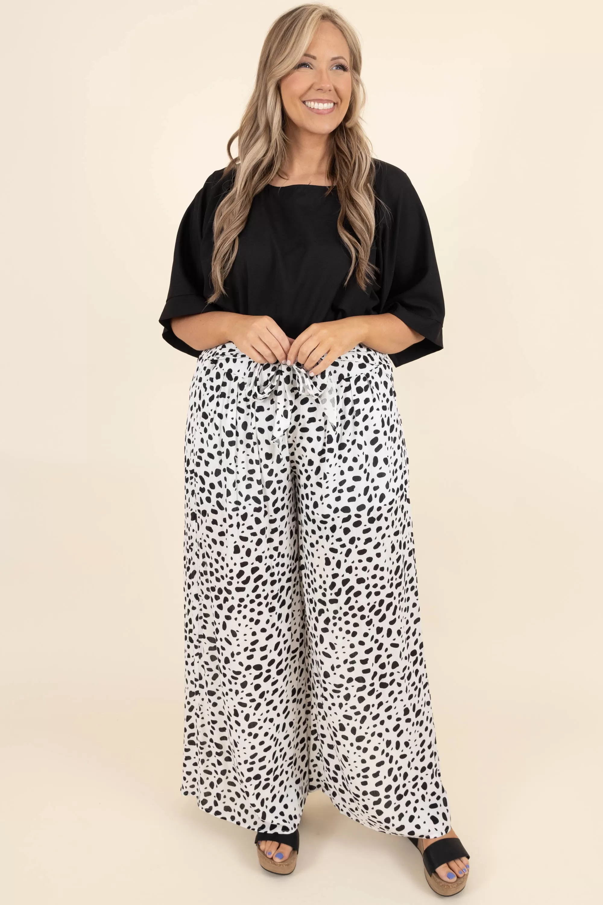 Hundred And One Spots Pants, White