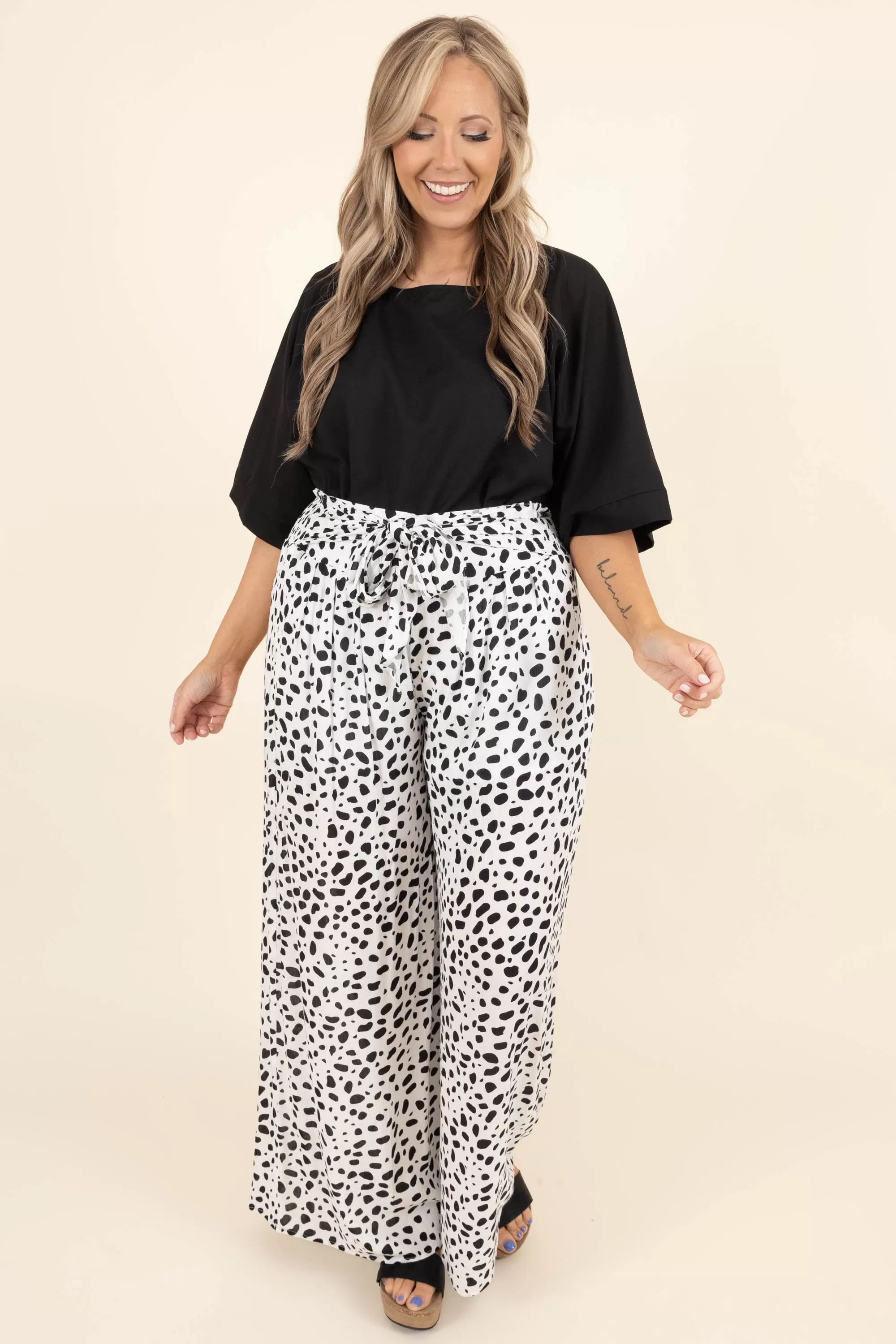 Hundred And One Spots Pants, White