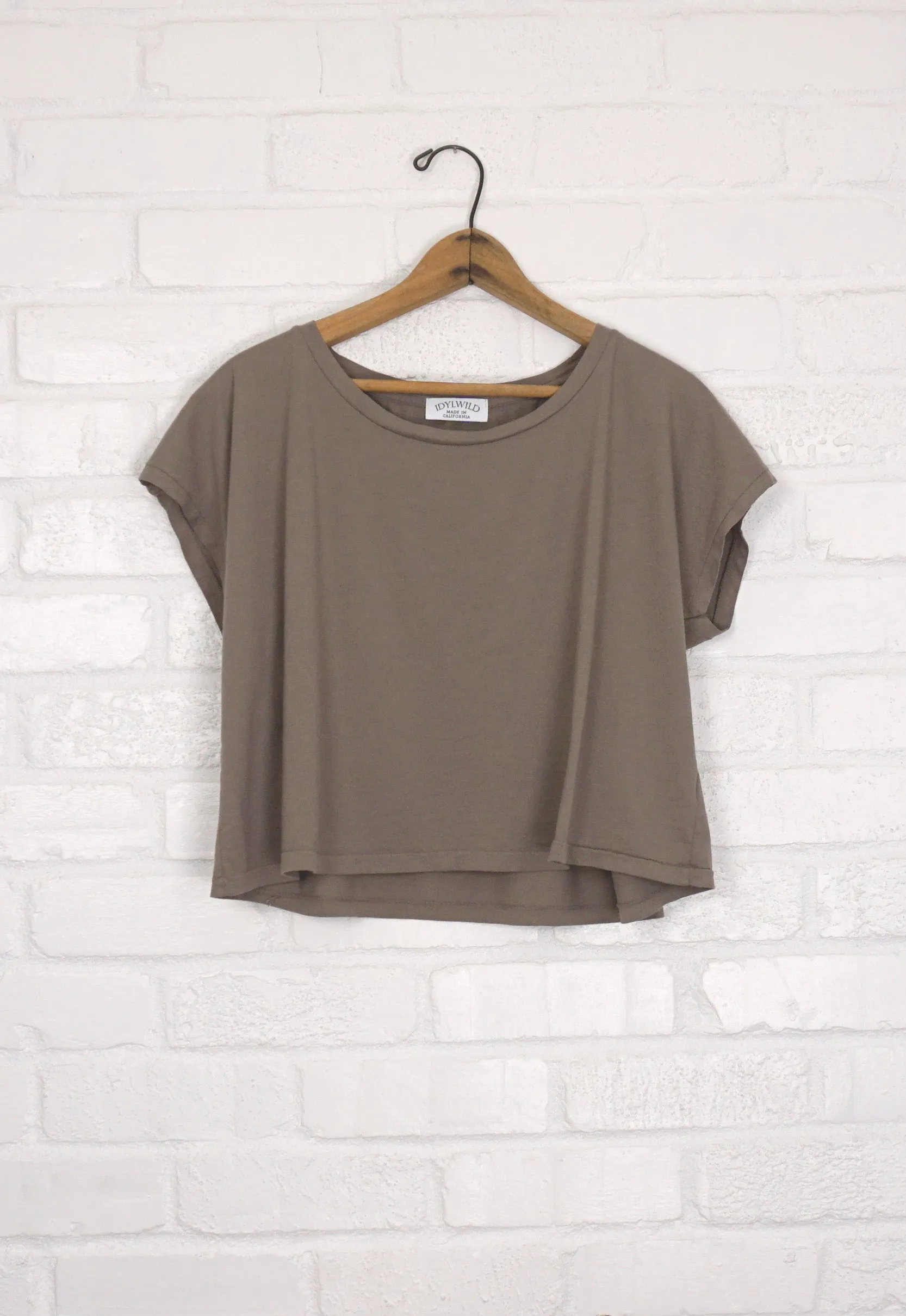 Idylwild Crop Top - Suede