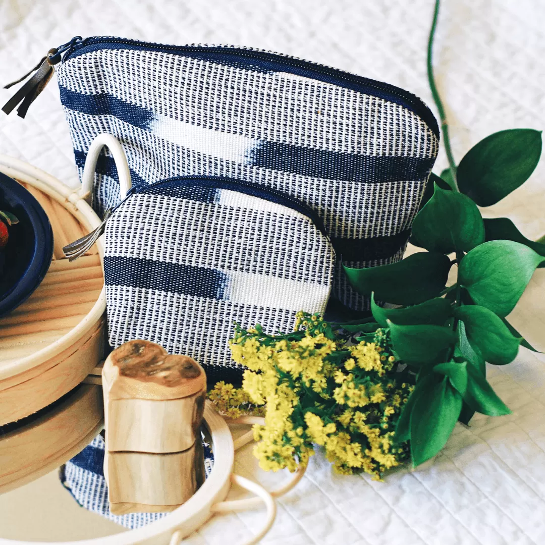 Indigo Cosmetic Bag