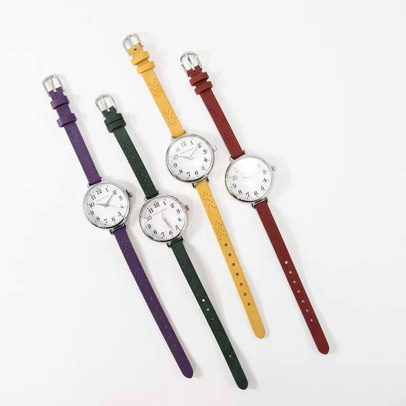 Iro Stitch Watch in Red