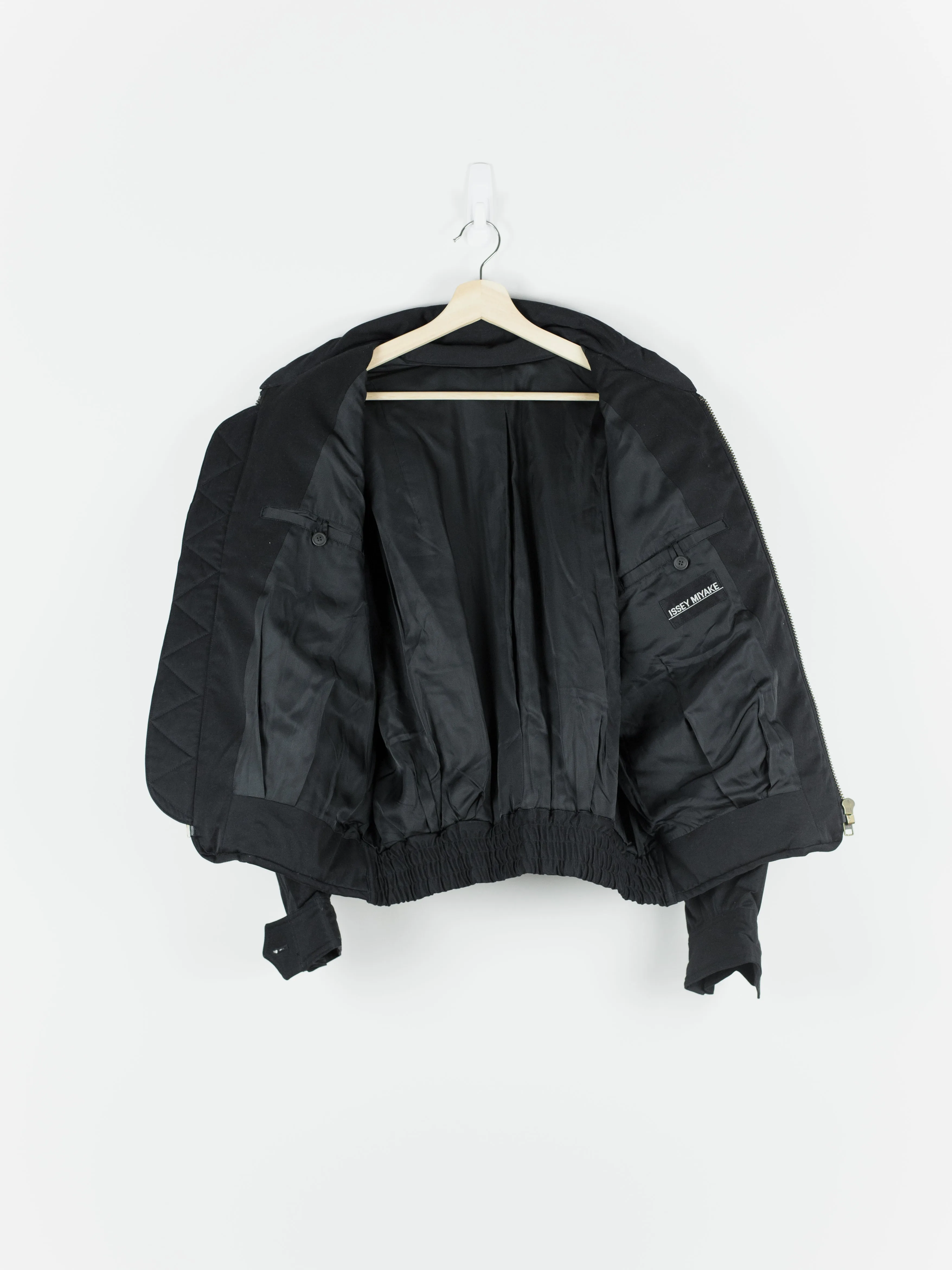 Issey Miyake 90s Curved Panel Bomber