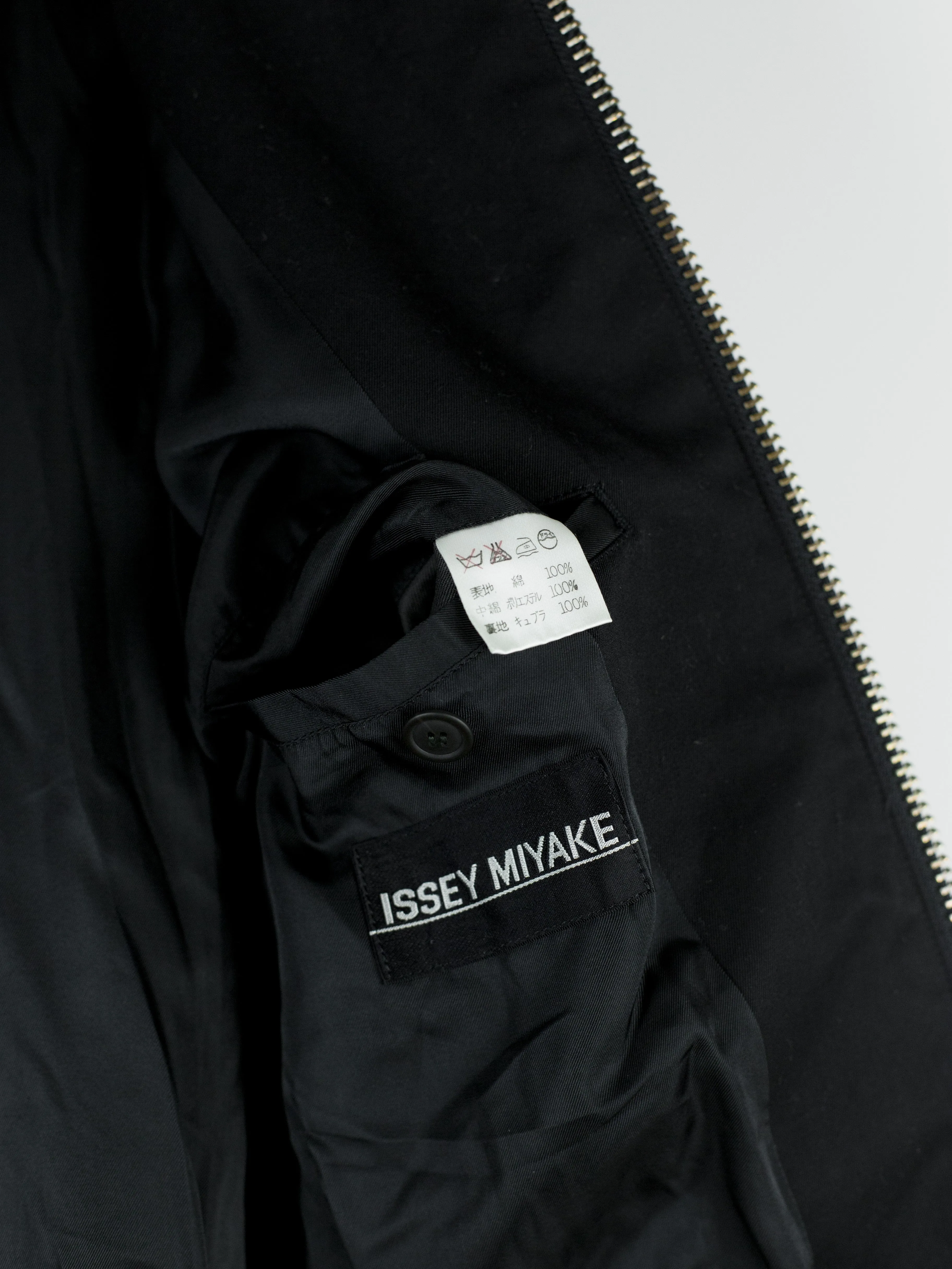 Issey Miyake 90s Curved Panel Bomber