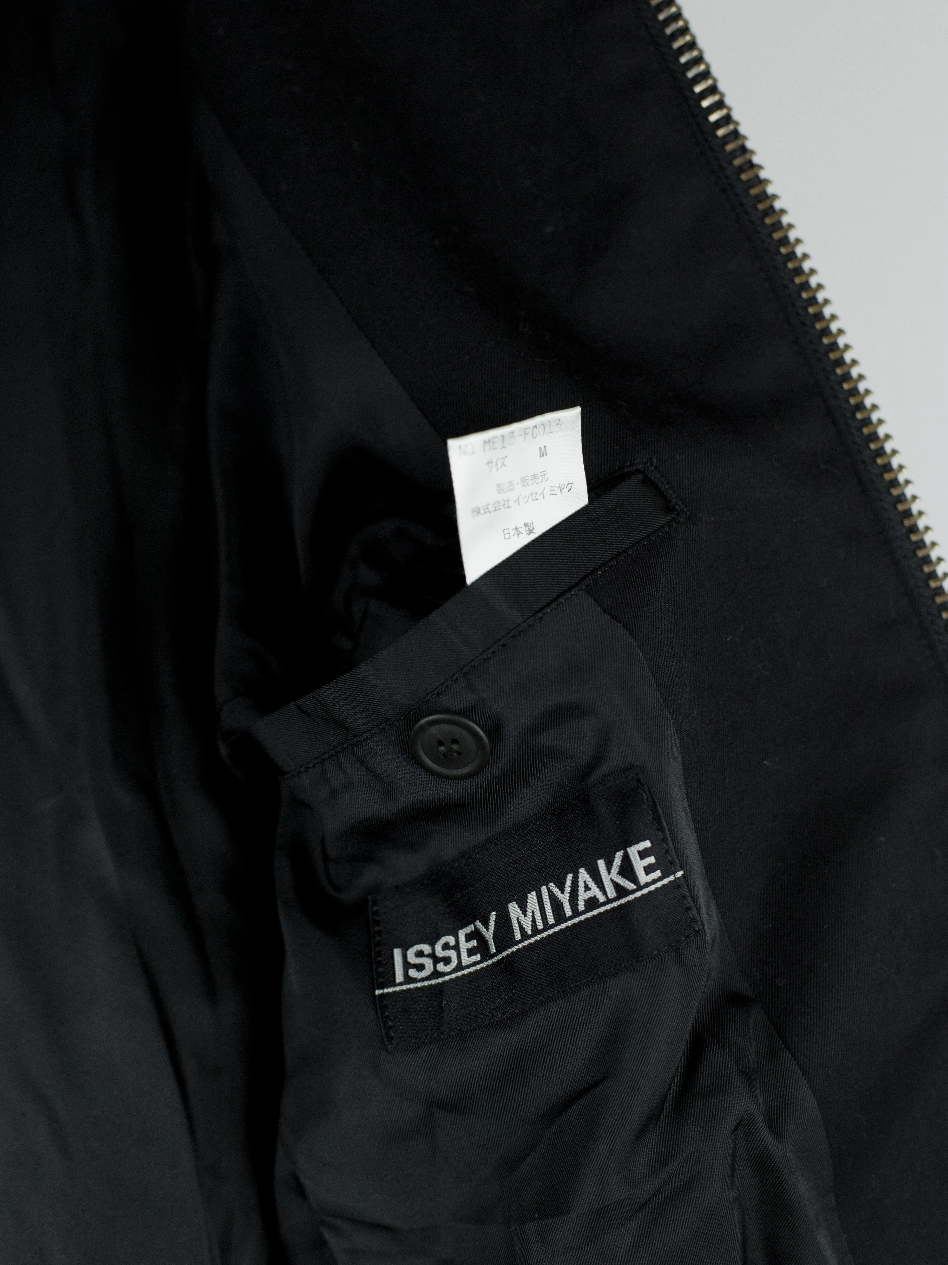 Issey Miyake 90s Curved Panel Bomber