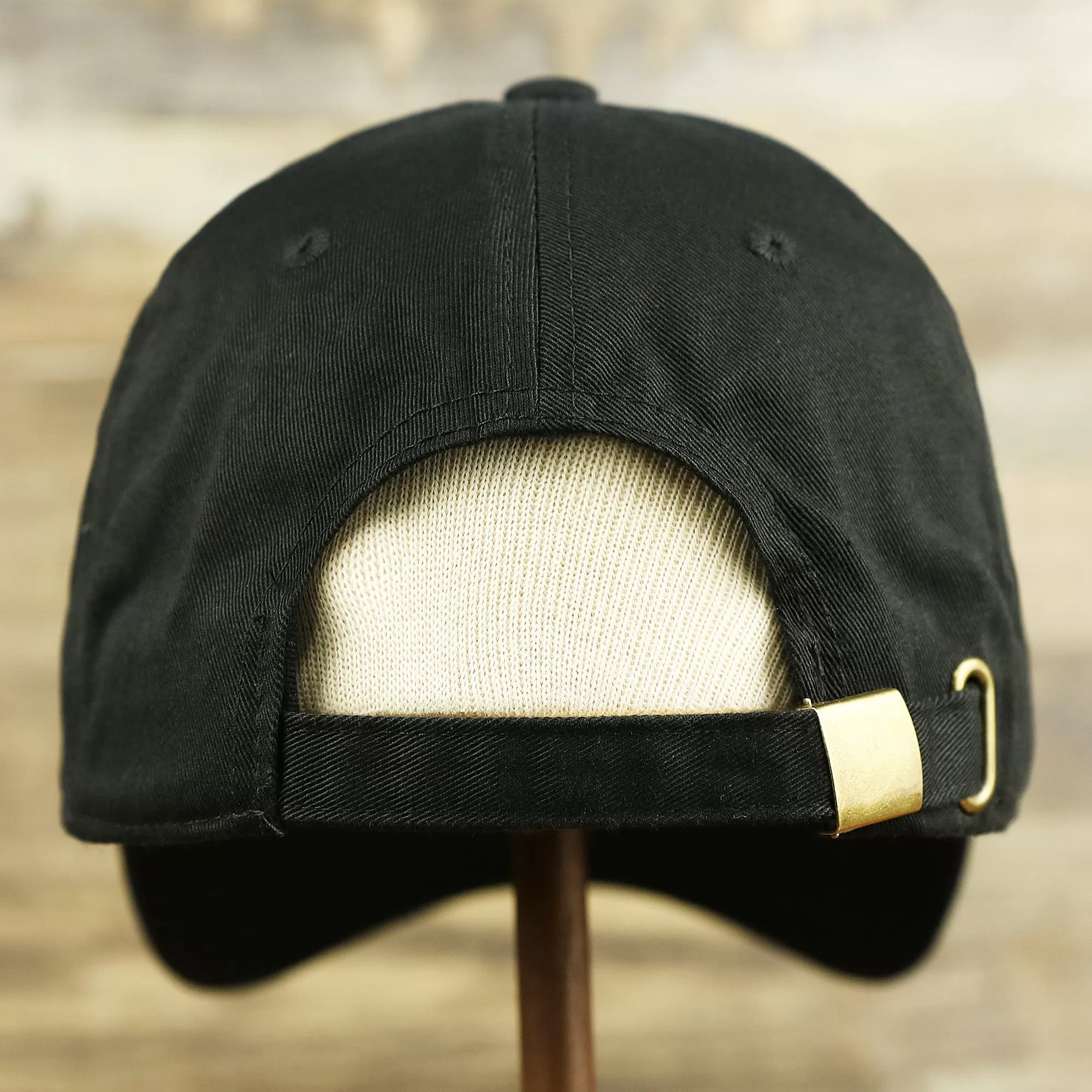 Jet Black Blank Baseball Hat | Black Dad Hat