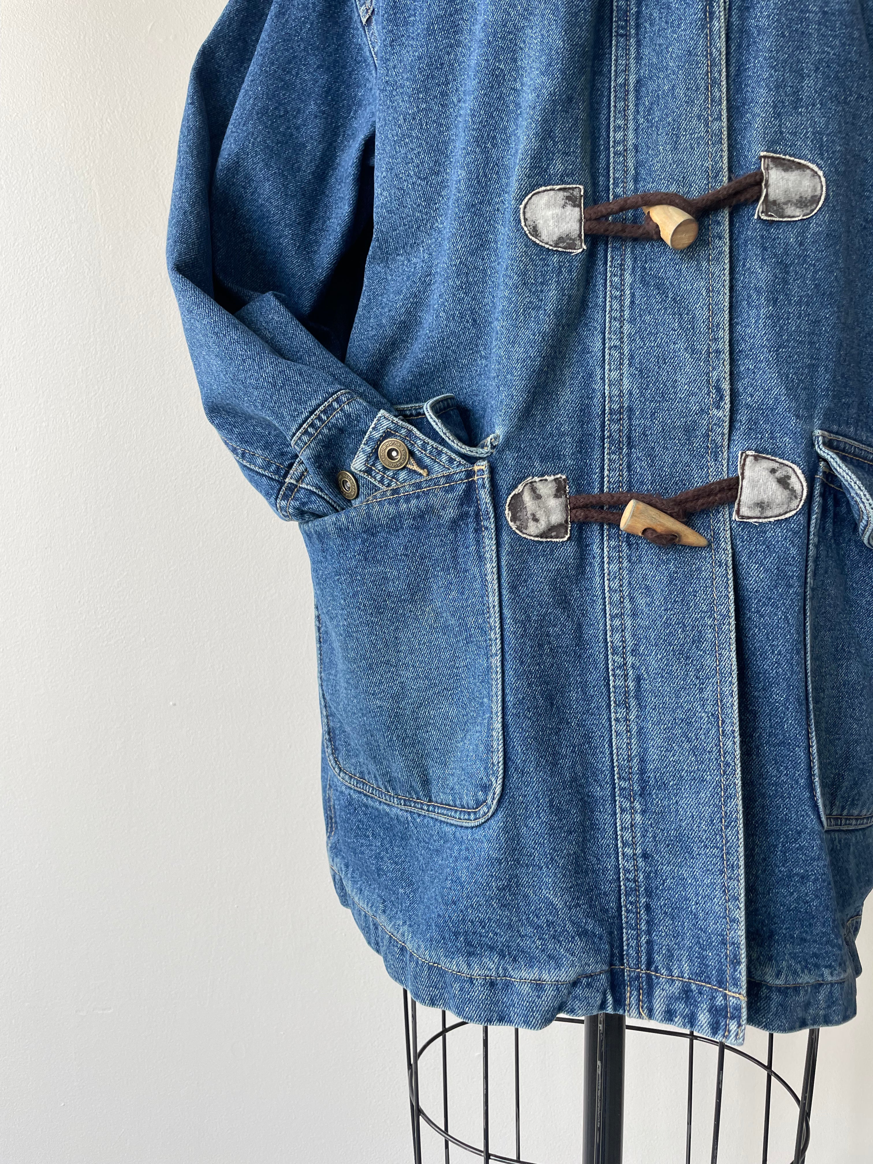 Jilly Denim Toggle Coat