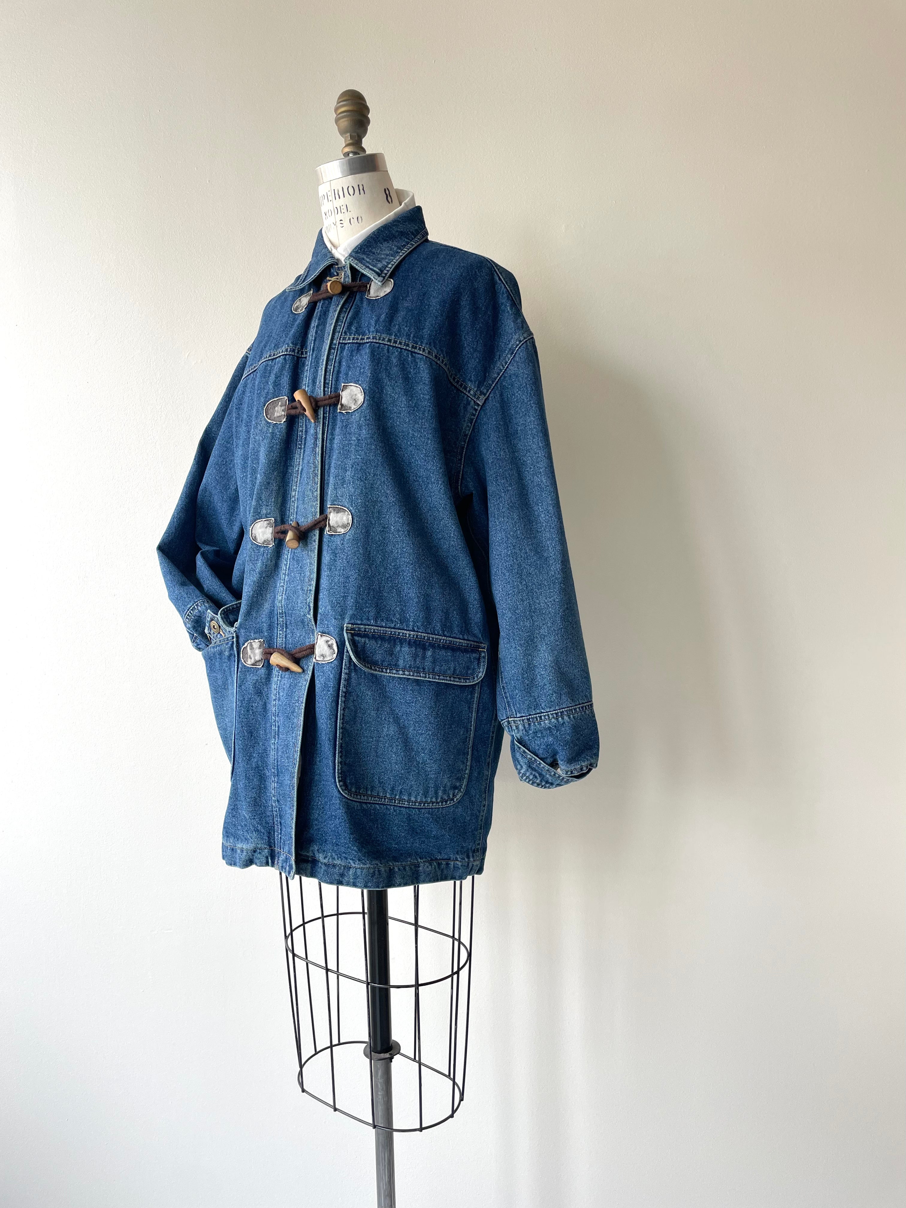 Jilly Denim Toggle Coat