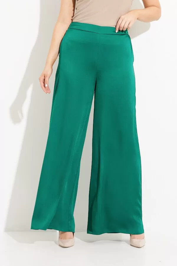 Joseph Ribkoff Wide Leg Satin Pants - 233785