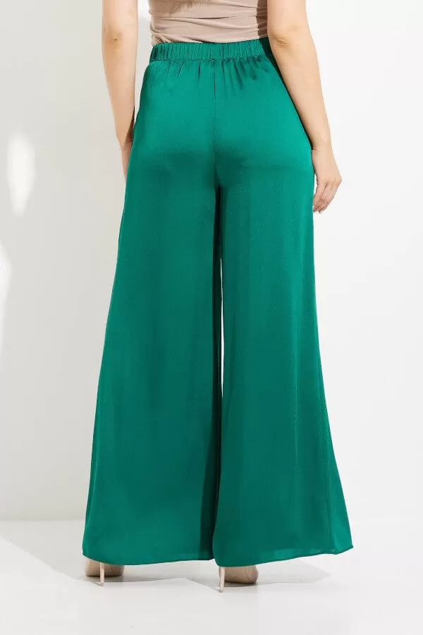 Joseph Ribkoff Wide Leg Satin Pants - 233785