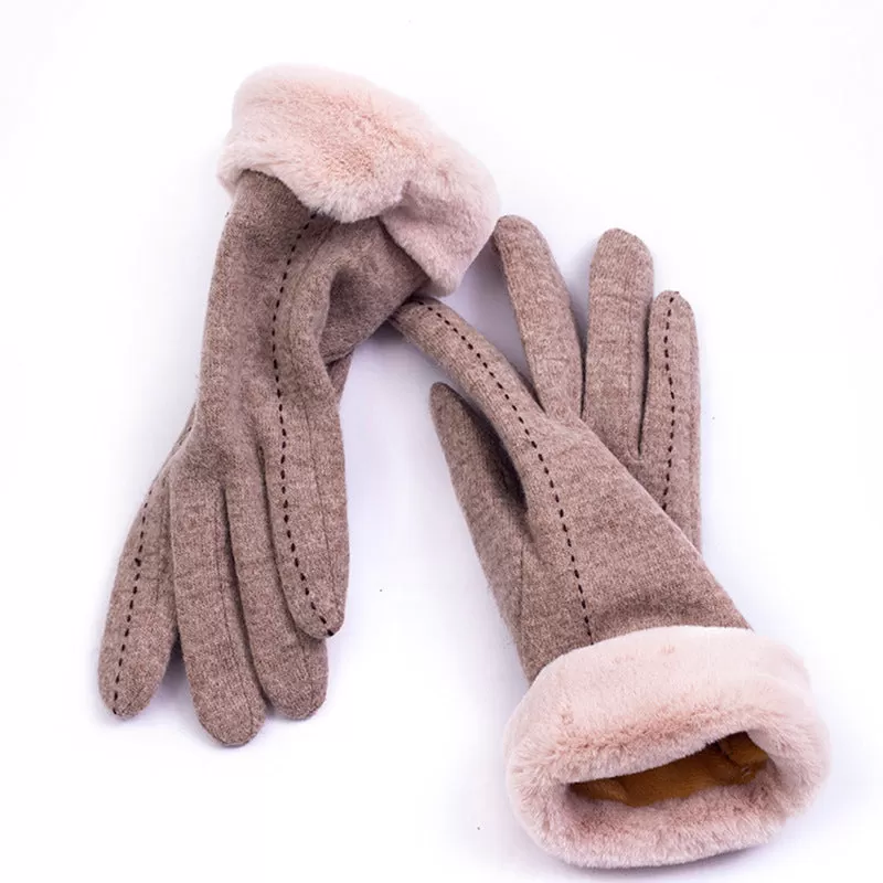 Julia Gloves in Brown