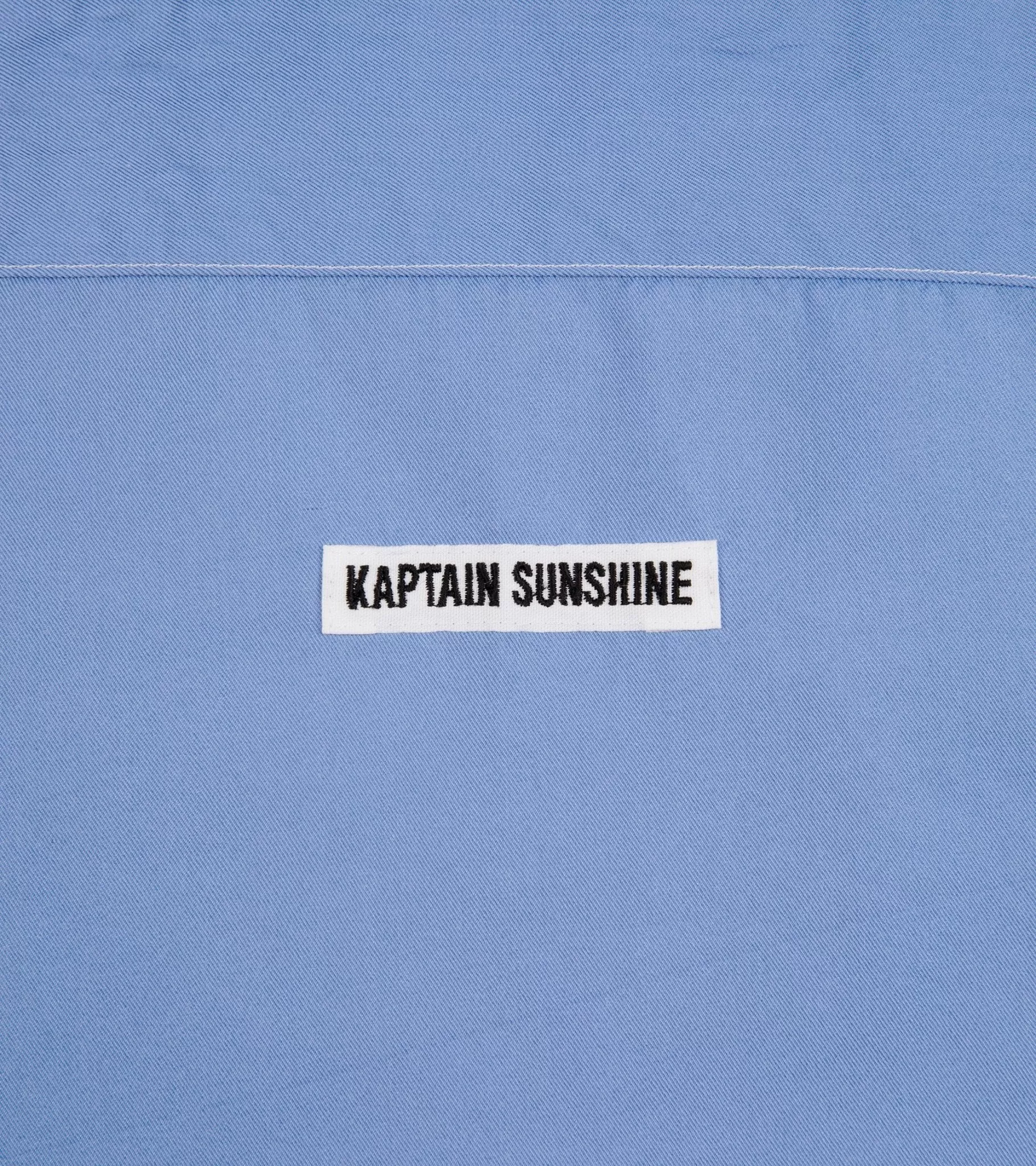 Kaptain Sunshine Cotton Silk Easy Jacket: Blue