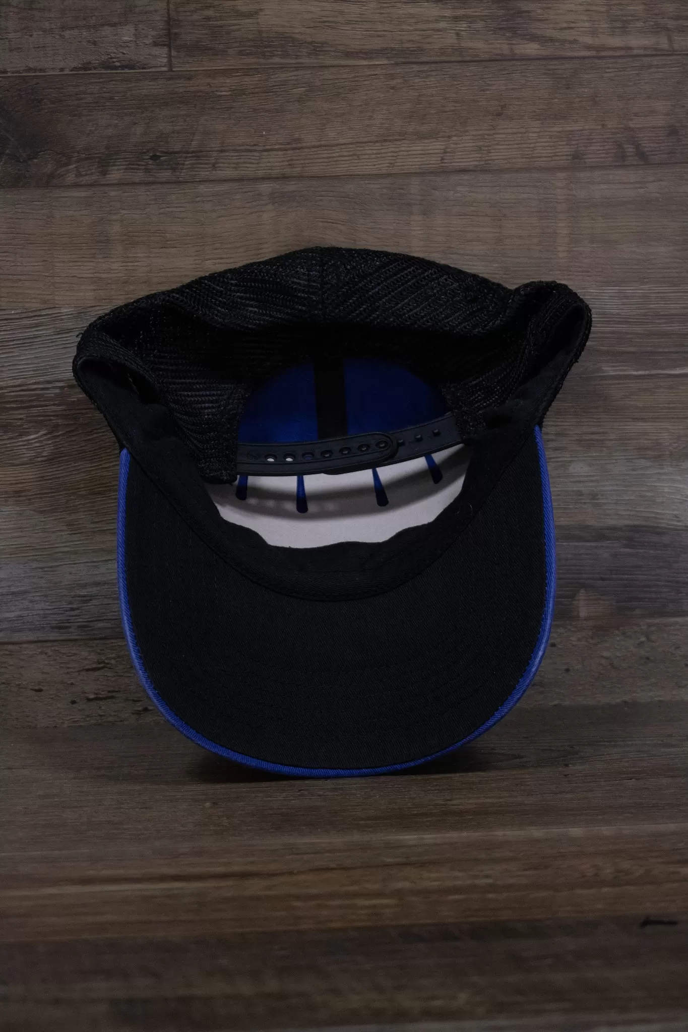 Kentucky Wildcats Royal Blue and Black Mesh Back Low Crown Relaxed Snapback Dad Hat