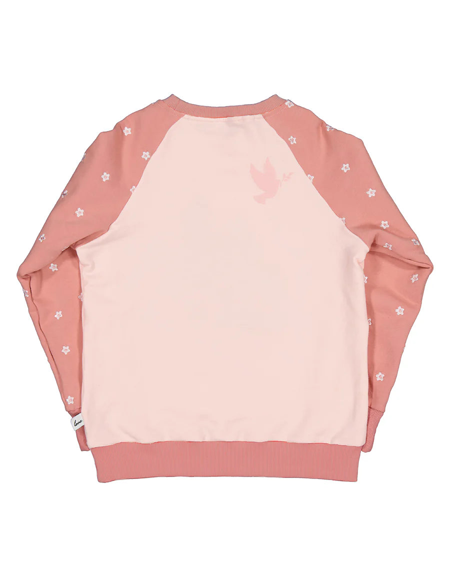 Kissed - Flora Raglan Crew