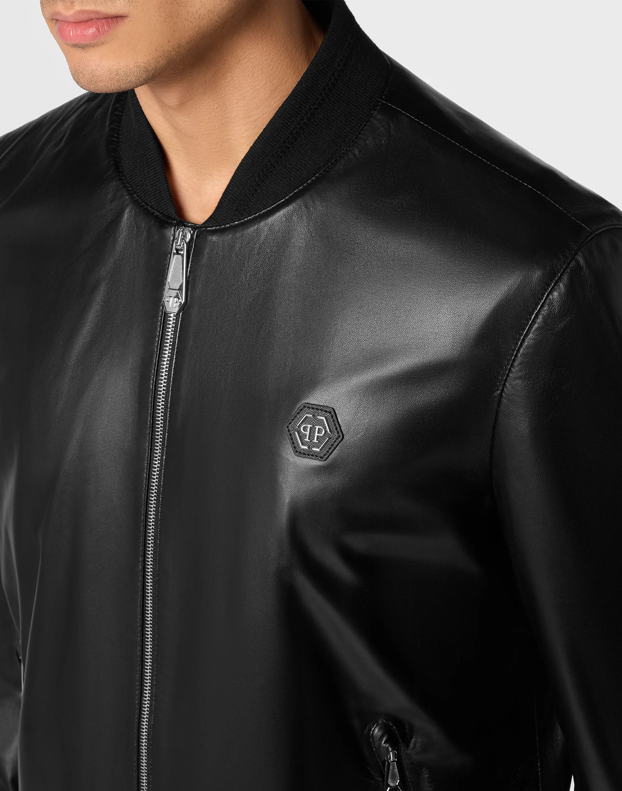 Leather Bomber